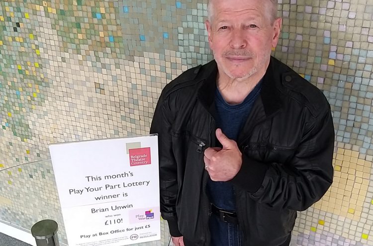June 2019 Play Your Part lottery winner Brian Unwin