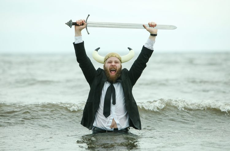 Picture Toby Williams 07920841392. James Rowland Who is appearing in Team Viking at The Edinburgh Festival.