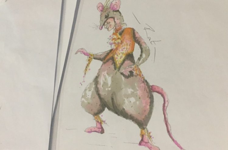 Cinderella - panto costume design by Mark Walters