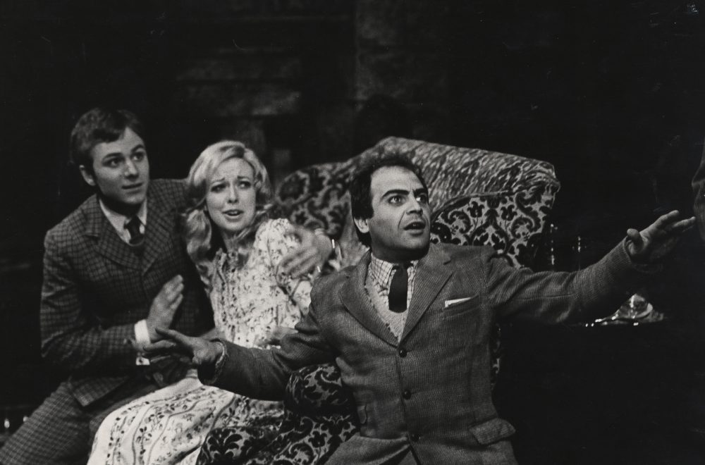 Nigel Crewe, Sheila Ferris and David Suchet in Dracula, 1972