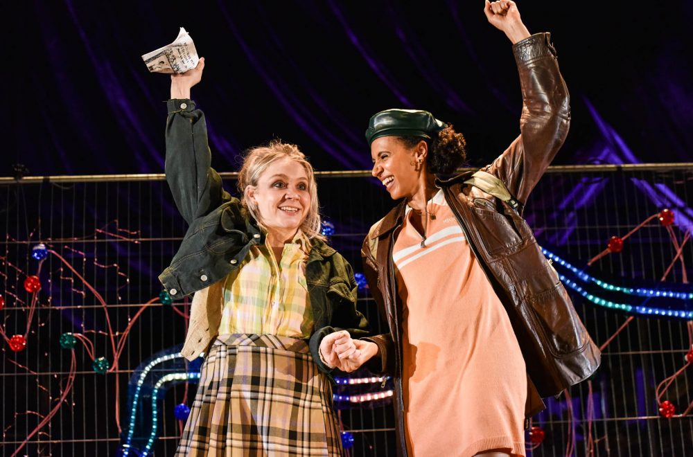 Daisy Ann Fletcher (Lu) and Hannah Azuonye (Ally). Photo credit Robert Day.