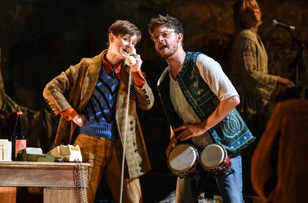Sarah Workman (Cheffie) and Matt Burns (Alan). Photo credit Robert Day.