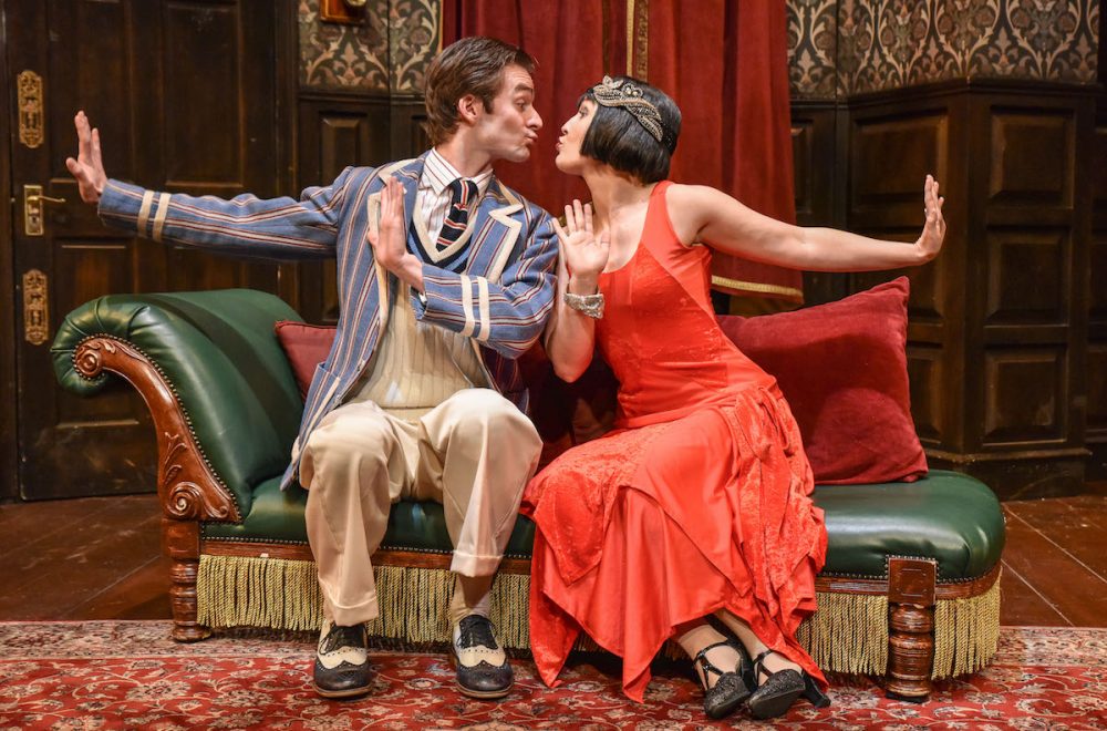 Tom Babbage (Max) & April Hughes (Sandra). Photo credit Robert Day.
