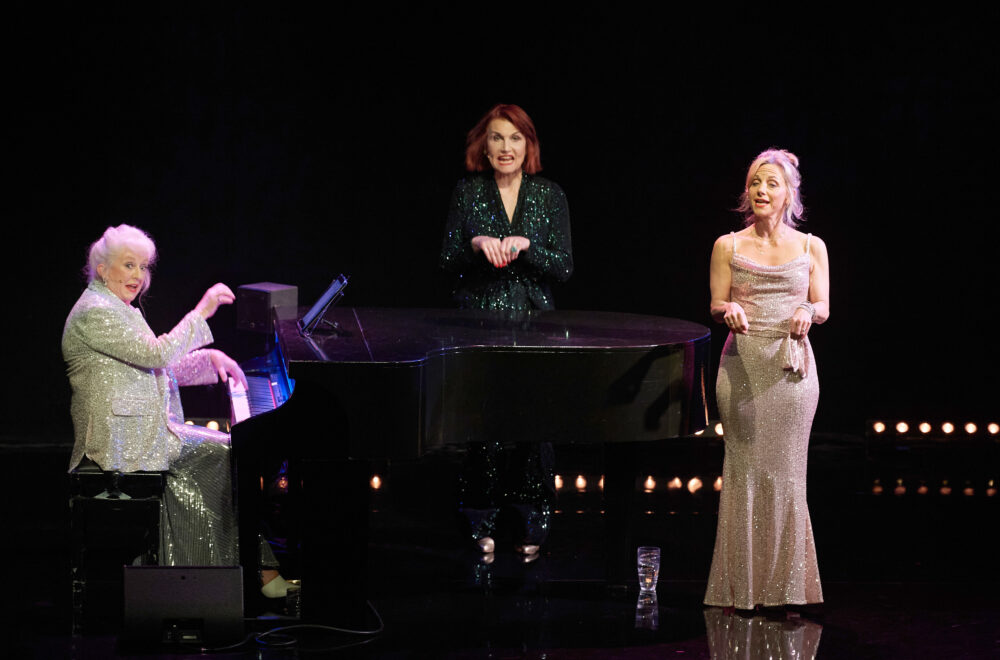 FASCINATING AIDA Camberley Theatre CREDIT Geraint Lewis