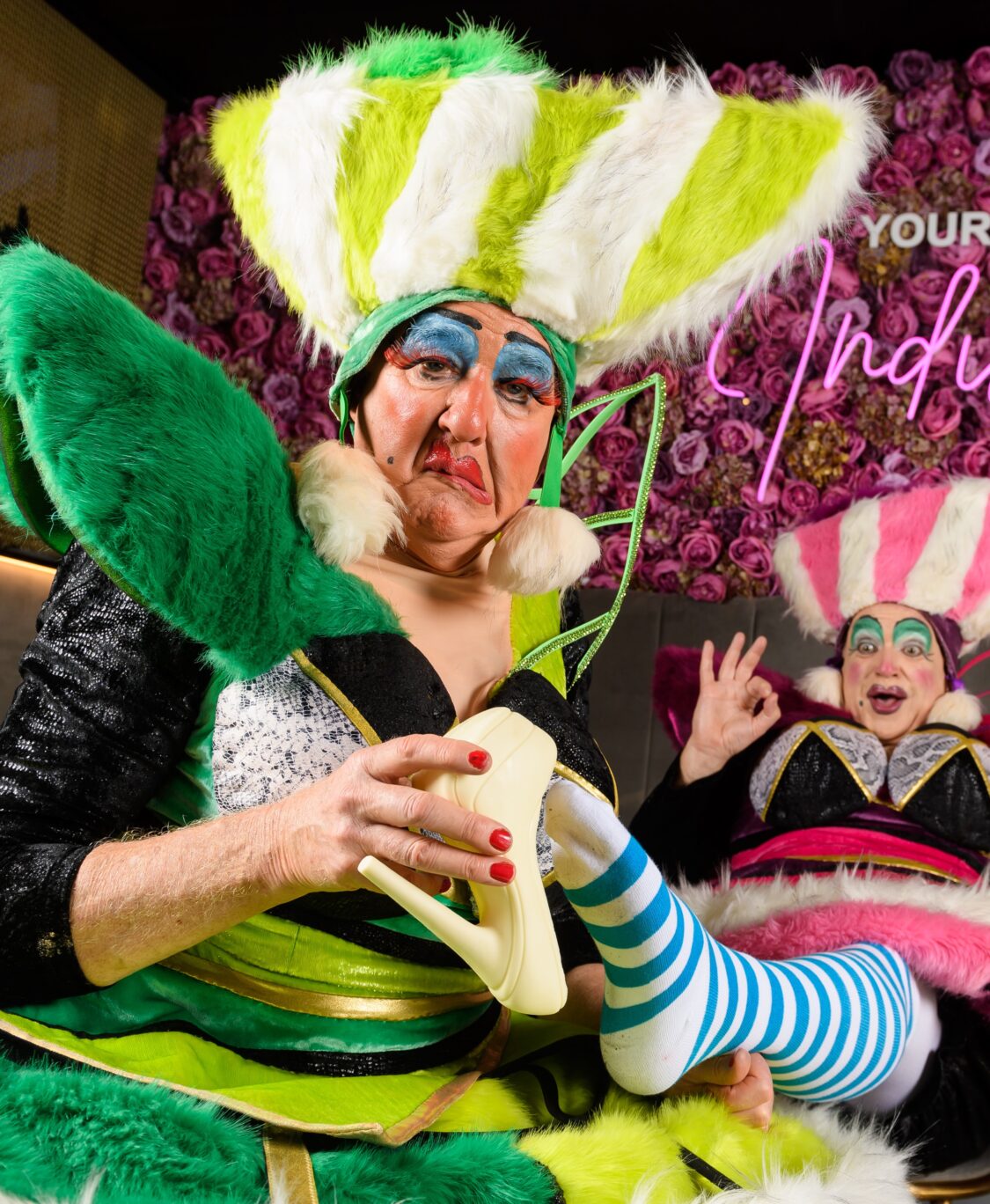 Panto Dames seek boyfriends to join their Love Island!